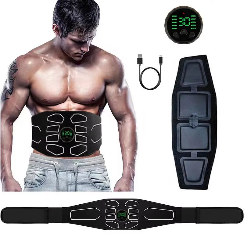 Sculpt Your Dream Waist with the EMS Abdominal Toning Belt! 💪✨ Portable Muscle Toner for Ultimate Body Shaping! #FitnessGoals #WaistTrainer