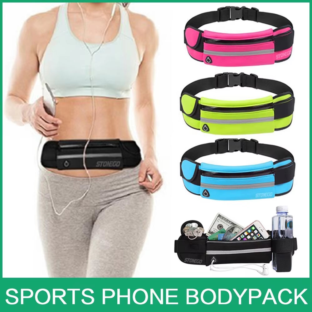 Stay Hands-Free While You Run! 🏃♂️💨 Ultimate Running Belt Pouch for Your Phone - Perfect for All Athletes! 📱✨