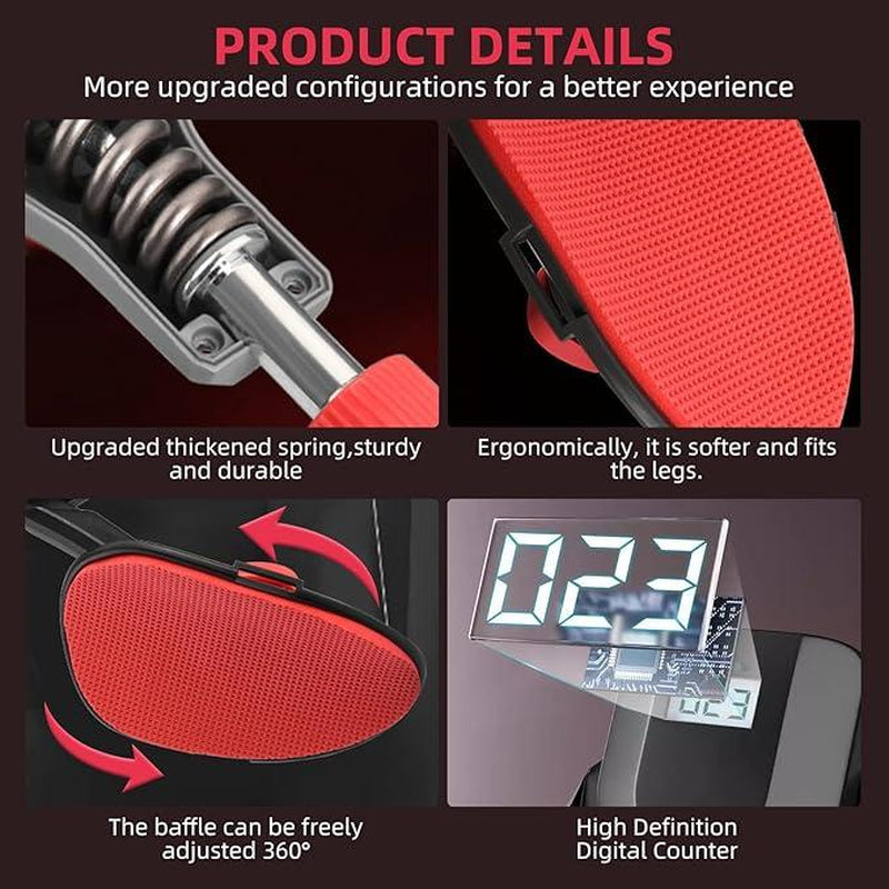 Bigwet Kegel Exerciser/ for Both Men and Women/ Adjustable 20-80Lbs/ Digital Timer Home Fitness Equipment for Thighs Inner Thighs & Legs Arm Trimmers Pelvic Floor Trainer for Men Women Machine Healthcare Strengthener Exercise Device Muscle