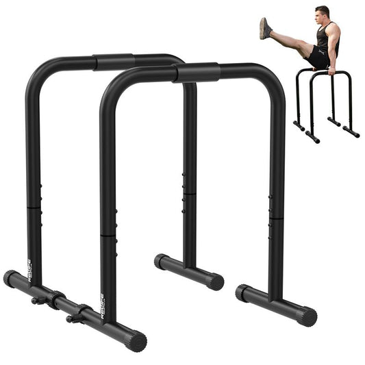 Relife Sports Dip Station Functional Heavy Duty Dip Stands Fitness Workout Dip Bar Station Stabilizer Parallette Push up Stand Dealsforyoudays