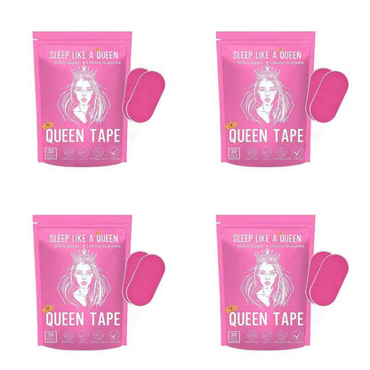 Queen Mouth Tape - 3 Month Supply Mouth Tape, Pink, Gentle, Adhesion, 30 Strips, Sports Accessories,