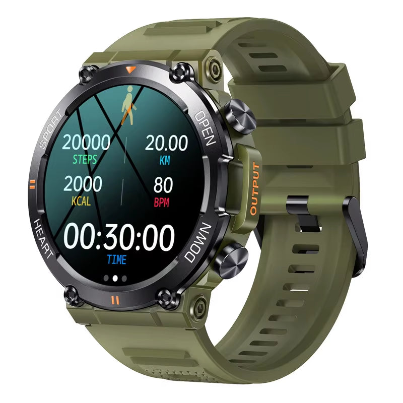 Level up your fitness game with the K56Pro Smart Watch for Men! 🏃‍♂️💪 Heart rate monitor, Bluetooth, and a stunning 1.39" HD screen – perfect for outdoor adventures! 🌟 #SmartWatch #FitnessGoals #TechForMen