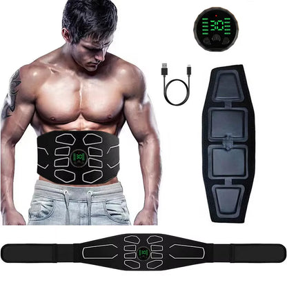 Sculpt Your Dream Waist with the EMS Abdominal Toning Belt! 💪✨ Portable Muscle Toner for Ultimate Body Shaping! #FitnessGoals #WaistTrainer