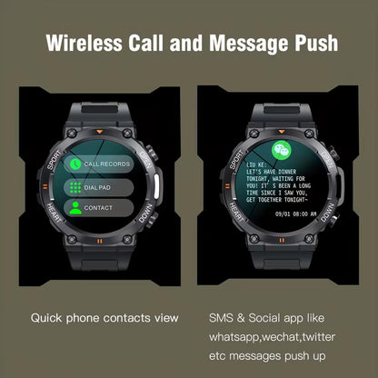 Level up your fitness game with the K56Pro Smart Watch for Men! 🏃‍♂️💪 Heart rate monitor, Bluetooth, and a stunning 1.39" HD screen – perfect for outdoor adventures! 🌟 #SmartWatch #FitnessGoals #TechForMen