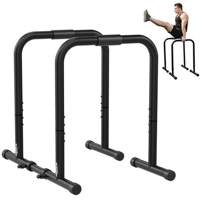 Relife Sports Dip Station Functional Heavy Duty Dip Stands Fitness Workout Dip Bar Station Stabilizer Parallette Push up Stand Dealsforyoudays