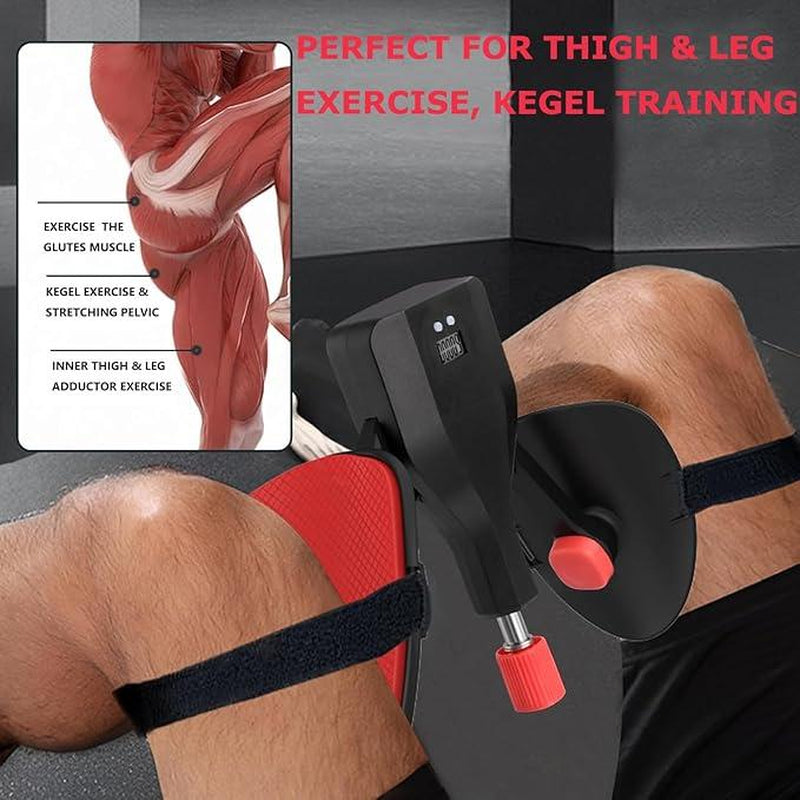 Bigwet Kegel Exerciser/ for Both Men and Women/ Adjustable 20-80Lbs/ Digital Timer Home Fitness Equipment for Thighs Inner Thighs & Legs Arm Trimmers Pelvic Floor Trainer for Men Women Machine Healthcare Strengthener Exercise Device Muscle