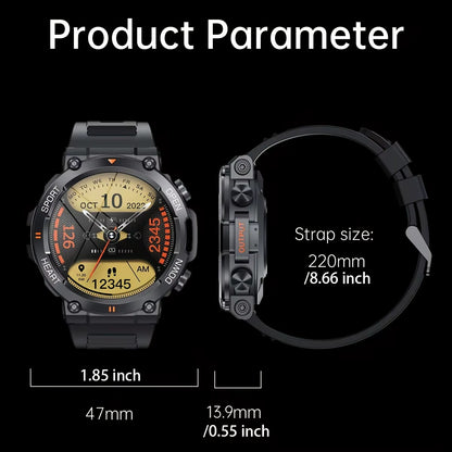 Level up your fitness game with the K56Pro Smart Watch for Men! 🏃‍♂️💪 Heart rate monitor, Bluetooth, and a stunning 1.39" HD screen – perfect for outdoor adventures! 🌟 #SmartWatch #FitnessGoals #TechForMen